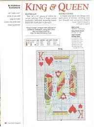Price and other details may vary based on size and color. Cross Stitch Magazine Number 36 Page 21 Playing Cards King Queen Instructions Part Cross Stitch Magazines Beautiful Cross Stitch Pattern Counted Cross Stitch