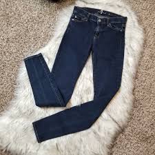 7 For All Mankind The Skinny Jeans Size 25