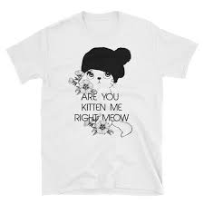 Meow Funny Cat T Shirt Sr Cat Shirts Funny Cat Tshirts Funny Funny Cat Sweater