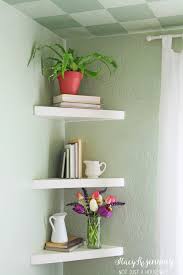 The measurement depends on you. Floating Corner Shelves Stacy Risenmay