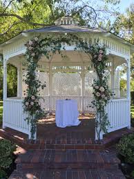Alta Vista Country Club Wedding Gazebo Decor Orange County Weddings Garland Gazebo Wedding Decorations Gazebo Decorations Wedding Gazebo Flowers