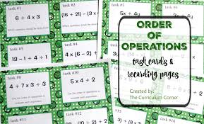 Our hallmark signature collection features beautifully crafted, sophisticated cards. Order Of Operations Task Cards The Curriculum Corner 4 5 6