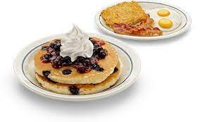 Join Me At Ihop For Pick A Pancake Combo Two Of Your Favorite Flavored Ihop Pancakes Two Eggs Bacon Or Sausage And Hash Browns Food Ihop Delicious