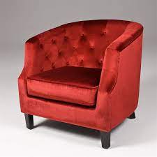Jane accent chair, red by 14 karat home inc. Burgundy Velvet Sofa Burgundy Velvet Accent Chair Burgundy Accent Chair Red Velvet Accent Chair Red Sofas Tufted Sofas Tufted Accent Chair Designer Sofas Designer Sofa