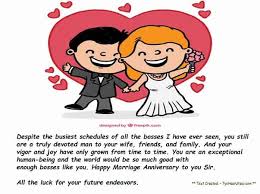 50 Boss Marriage Anniversary Wishes Funny Belated For Lady Men Boss Today, wish your boss the happiest of birthdays! boss marriage anniversary wishes funny