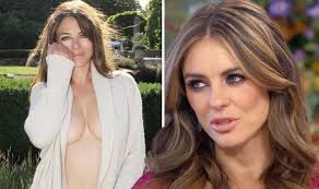 Associated with the cosmetics company estée lauder since the company gave hurley her first modelling job at the age of 29. Liz Hurley Instagram Star 55 Posts Cleavage Baring Snap As She Shares Home Life Insight Celebrity News Showbiz Tv Express Co Uk