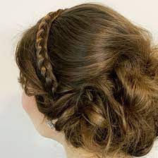 How To Style A Braid Headband Braided Headband Hairstyle Headband Hairstyles Fake Hair Braids