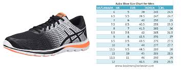 Asics Shoe Size Chart Best Picture Of Chart Anyimage Org