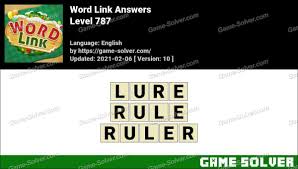 Once the puzzle is displayed, you can use the printable html or printable pdf buttons to get a clean page suitable for printing with your web browser. Word Link Level 787 Answers Game Solver