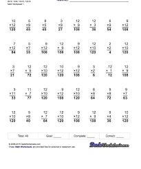 Math Worksheets Extended Spaceship Math Multiplication Facts Practice Math Worksheets Free Printable Math Worksheets