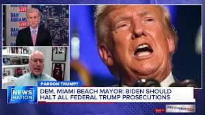 The Democratic mayor of Miami Beach is calling for nearly a full pardon of  Donald Trump in all his federal prosecutions... but why? Dan discusses with  Mayor Dan Gelber himself. #trump #danabramslive ...