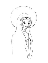 🔴 como dibujar la virgen maria⭐ how to draw the virgin mary ⭐dibujos faciles para niños👍 si te gustó este vídeo no olvides darle like, comentar, compartirl. Bienaventurada Virgen Maria En Negro Y Blanco De Dibujo De Contorno Ilustraciones Vectoriales Clip Art Vectorizado Libre De Derechos Image 15541341