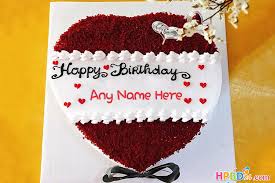 Maybe you would like to learn more about one of these? Red Velvet Birthday Cakes For Lover With Name Editor