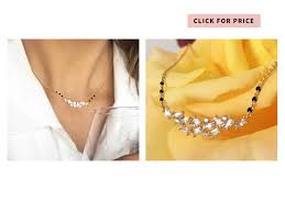The locket in golden colour bears a heavy design as well, with huge carvings and cuts. 31 Simple Mangalsutra Designs Latest Diamond Mangalsutra 2021