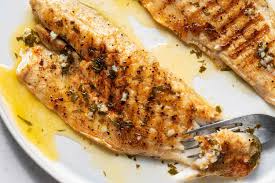 Grilled Sea Bass Dinner