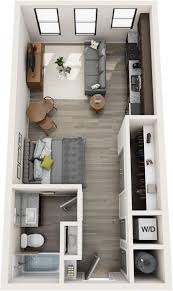 Tricks Set 1 Bedroom Apartment Interior Design With 20 Interior Design 15 Kp De In 2020 Apartment Layout Studio Apartment Floor Plans Studio Apartment Decorating