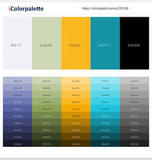 Whisper Green Mist Lightning Yellow Eastern Blue Black Color Scheme Icolorpalette Create Color Palette Black Color Palette Bronze Color Scheme