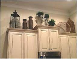 Farmhouse Kitchen Decor Above Cabinets Farmhouse Kitchen Topkitchendesigns Decorating Above Kitchen Cabinets Kitchen Cabinets Decor Farmhouse Kitchen Decor