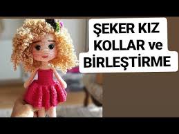 Seker Kiz Kolay Amigurumi Bebek Yapimi Kol Yapimi Youtube Orme Bebekler Doldurulmus Oyuncaklar Oyuncak Bebek Elbisesi