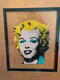 Marilyn Monroe window movie card 14X22