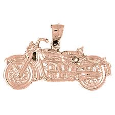 Women's motorcycle helmets feature designs that are specific to women's styles. Jewels Obsession 14k Rose Gold Motorcycle Pendant 23 Mm Walmart Com Walmart Com