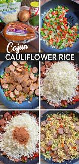 Easy Cajun Cauliflower Rice Recipe Keto Recipes Dinner Keto Dinner Low Carb Keto Recipes