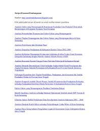 1000 kumpulan judul skripsi hukum ekonomi syariah ( muamalah ) kualitatif dan kuantitatif lengkap pdf. Judul Skripsi Ekonomi Pembangunan