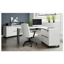 Your desk configuration may have worked but as time goes by, your requirements may change. Flavia White L Shaped Desk El Dorado Furniture