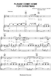 Please Come Home For Christmas Sheet Music Christmas Sheet Music Sheet Music Sheet Music Pdf