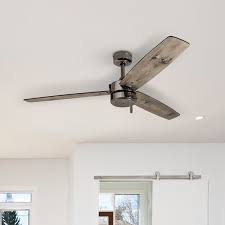 Contemporary design in select finish options. Prominence Home Journal Indoor Outdoor Ceiling Fan Damp Rated Contemporary Gun Metal 52 Inch On Sale Overstock 29862626
