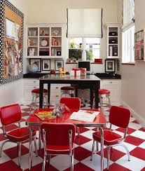 Checkered garage floor custom diamond grid loc tiles. Checkered Tile Floor Vintage Den Library Office Decesare Design Group