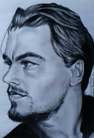 My Drawing of Leonardo Dicaprio woodless graphite pencil.