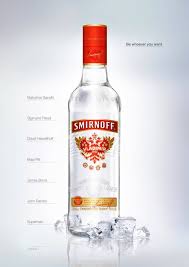 Smirnoff Be Whoever You Want Smirnoff Vodka Bottle