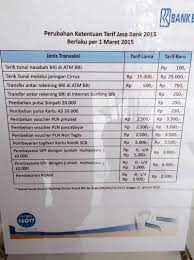 Biasanya tiap bank akan mengenakan biaya transfer yang jumlahnya itulah beberapa mengenai kode transfer bri dan bank lain yang perlu kamu ketahui. 28 Biaya Admin Bank Bri Info Dana Tunai