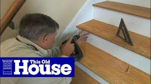 The most common problems with stairs and staircases are generally squeaks and loose or broken parts. How To Repair A Broken Stair Tread This Old House Youtube