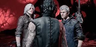 Devil may cry art gallery featuring official character designs concept art and promo pictures. é›· å…‰ It S Good To See Dante S Majin Form Is Back And