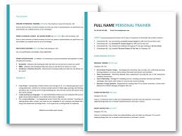 Create The Perfect Personal Trainer Resume Top Tips Examples Templates