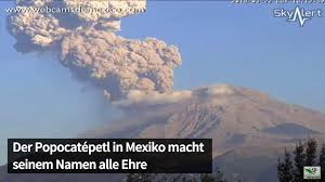 Intensos nublados o problemas de transmisión, pueden en ocasiones impedir la visibilidad del volcán. Popcatepetl Spuckt Wieder Asche Video Dailymotion
