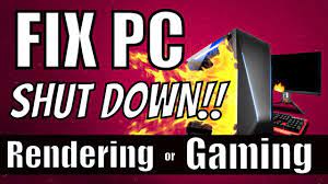 I think that is a bizzar temperature to have an overheat shutdown. How To Stop Pc From Overheating And Shutting Down Rendering Gaming 2019 Windows 10 Youtube