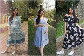 Baju dress untuk wanita hamil. 7 Gaya Dress Ibu Hamil Ala Asmirandah Yang Stylish Dan Feminin Womantalk