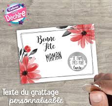 En rouge, blanc ou rosé, nous avons des bouteilles qui correspondent forcément aux. Ticket Carte A Gratter Personnalisable Idee De Cadeau Fete Des Meres Cadeau Maman Un Grand Marche