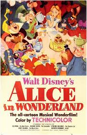 Alice In Wonderland 11x17 Movie Poster 1951 Alice In Wonderland Poster Disney Movie Posters Animated Movie Posters