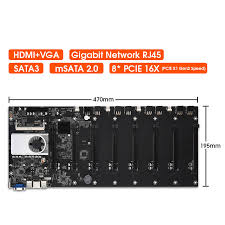 Plugging in a smaller gauge wire can actually cause an overdraw, which can potentially lead to the burning out of gpu. 8 Gpu Bitcoin Mining Motherboard Onboard 1037u Cpu Hm77 Chipset Vga Hdmi Pci E I Diskhouse