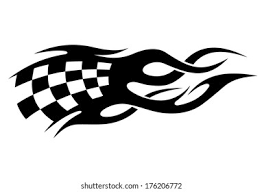 Can you change the color of an american flag tattoo? Black White Checkered Flag Tattoo Logo Stock Vector Royalty Free 176206772