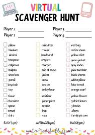 Virtual Games For Kids Virtual Scavenger Hunt For Kids Etsy In 2020 Scavenger Hunt For Kids Virtual Games For Kids Scavenger Hunt