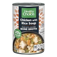 The best healthy canned soups of 2021, according to a nutritionist. Save On Healthy Choice Chicken With Rice Soup Made Chicken Bone Broth Order Online Delivery Stop Shop