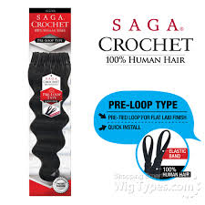 I tie two knots and the hair i use stays (freetress bohemian braid). Milky Way Saga 100 Human Hair Crochet Braid Pre Loop Type Loose Deep Wigtypes Com