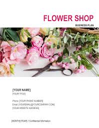 You buy flowers from wholesalers. Flower Shop Business Plan Template By Business In A Box