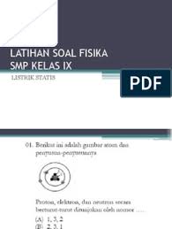 Bagaimana cara latihan statis untuk kelas 9? Latihan Soal Fisika Listrik Statis Pdf