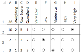 Excel Survey Template With Option Buttons